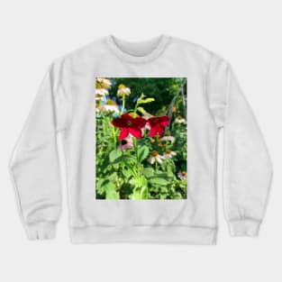 Red ornamental tobacco Crewneck Sweatshirt